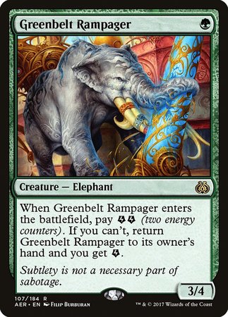 Greenbelt Rampager [Aether Revolt]