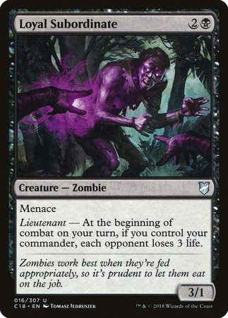 Loyal Subordinate [Commander 2018]