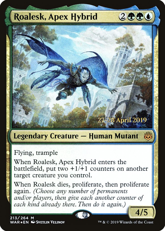 Roalesk, Apex Hybrid  [War of the Spark Prerelease Promos]