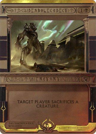 Diabolic Edict [Amonkhet Invocations]