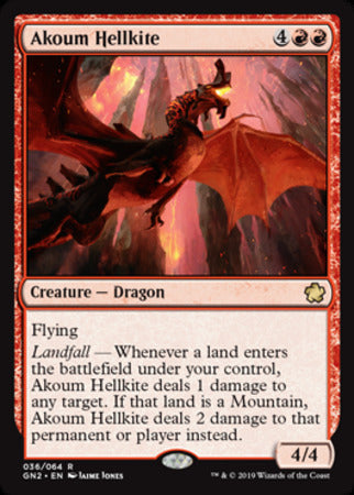 Akoum Hellkite [Game Night 2019]