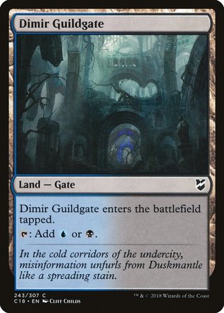 Dimir Guildgate [Commander 2018]