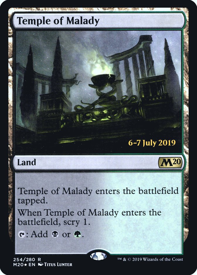 Temple of Malady  [Core Set 2020 Prerelease Promos]