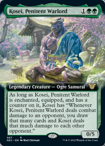 Kosei, Penitent Warlord (Extended) [Kamigawa: Neon Dynasty Commander]