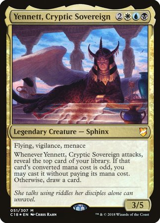 Yennett, Cryptic Sovereign [Commander 2018]