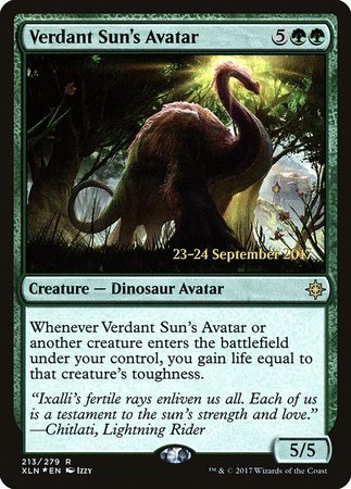 Verdant Sun's Avatar [Ixalan Promos]