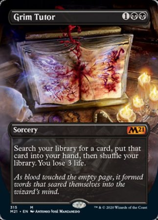 Grim Tutor (Alternate Art) [Core Set 2021]