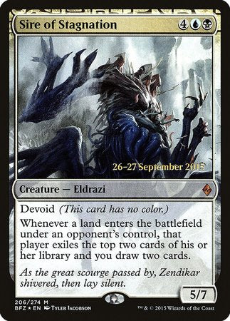 Sire of Stagnation [Battle for Zendikar Promos]