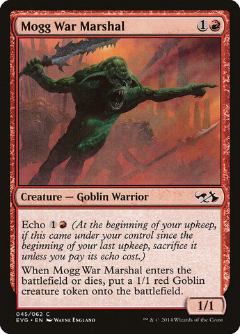 Mogg War Marshal (Elves vs. Goblins) [Duel Decks Anthology]