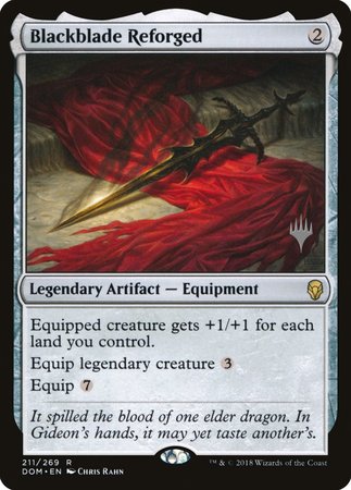 Blackblade Reforged [Dominaria Promos]