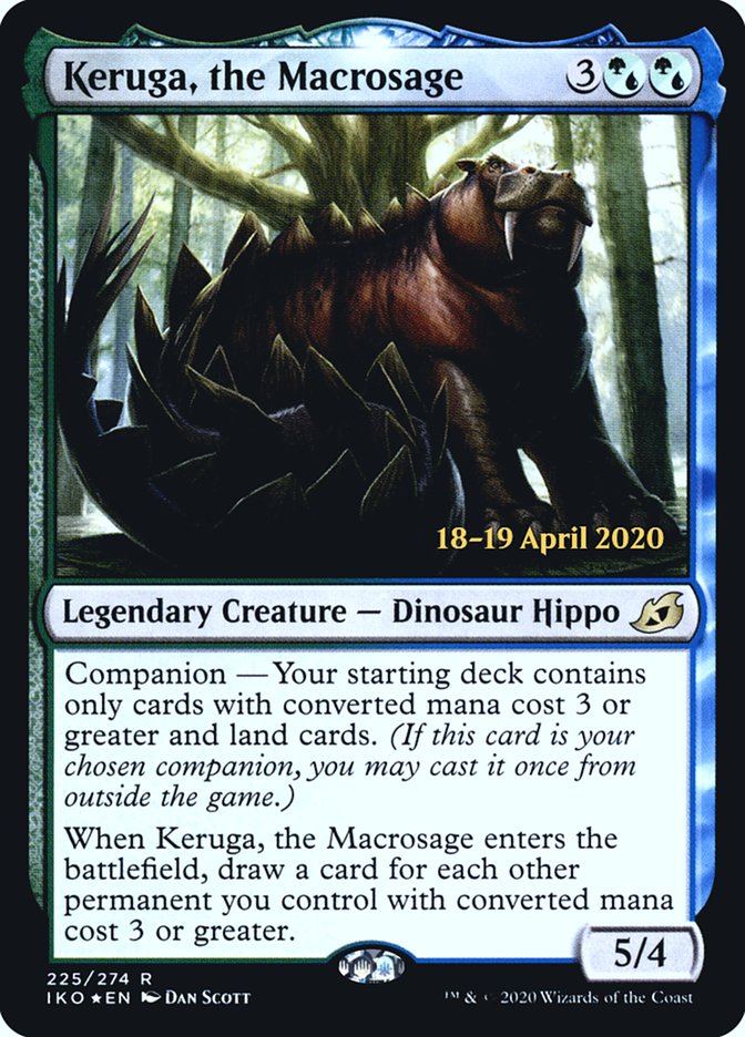 Keruga, the Macrosage  [Ikoria: Lair of Behemoths Prerelease Promos]