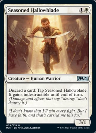 Seasoned Hallowblade [Core Set 2021]