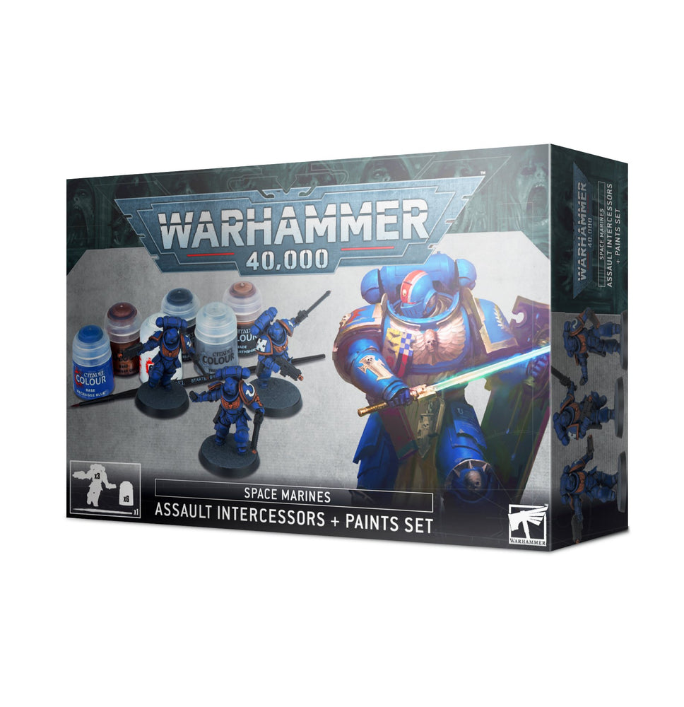 Warhammer 40K - Assault Intercessors Paint Set