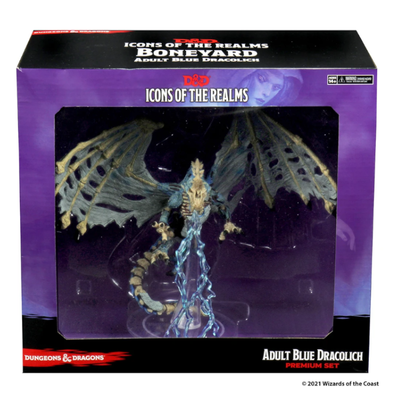 D&D - Icons of the Realm - Adult Blue Dragon