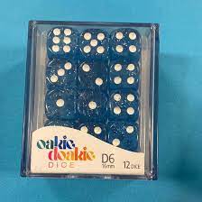 Oakie Doakie Dice - Speckled- Light Blue (D6)