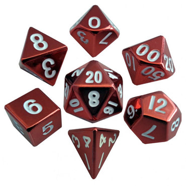 MDG - Metal Dice - 16mm Red 7 Die