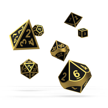 Oakie Doakie Dice Metal Dice - Alchemy Gold (7)