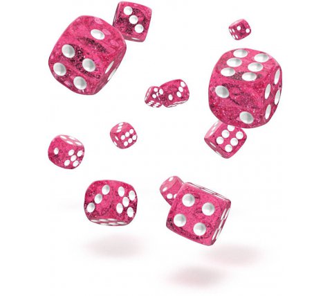 Oakie Doakie Dice - Speckled Pink (D6)