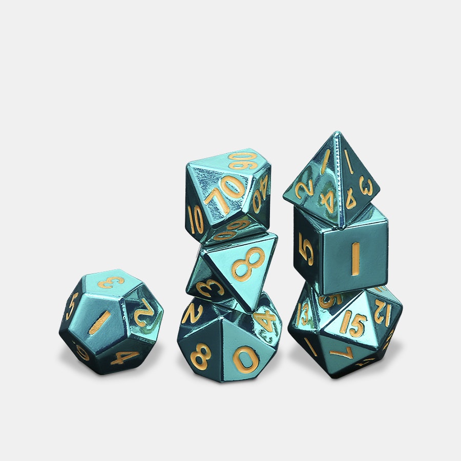 MDG - Metal Dice - Turquoise