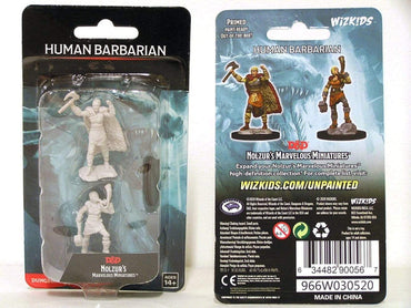 D&D - Nolzur's Marvelous Miniatures - Human Barbarian (F)