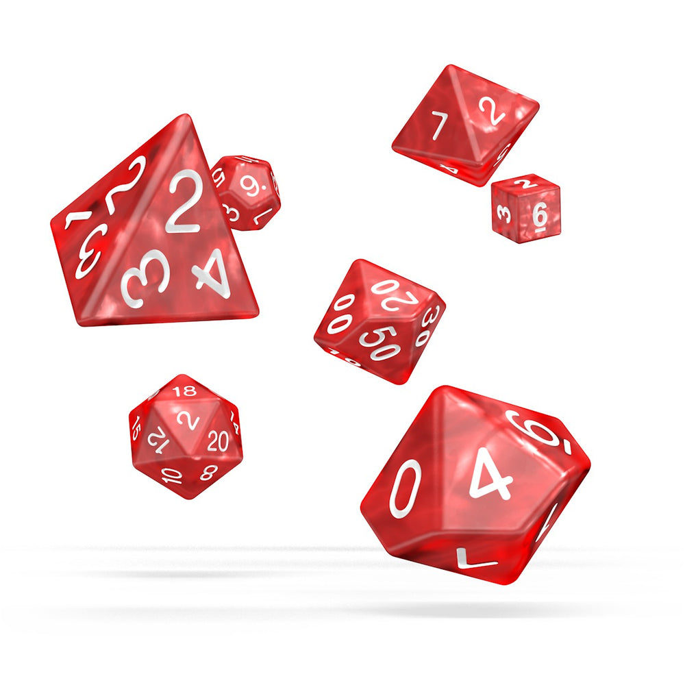 Oakie Doakie Dice - Marble Red