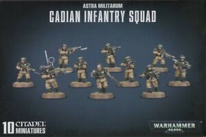 Warhammer 40k - Astra Militarum - Cadian Infantry Squad