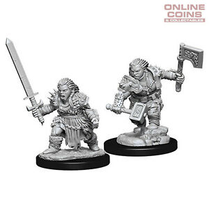 Pathfinder - Minis - Female Dwarf Barbarian