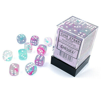 Chessex - Nebula - Wisteria 12mm d6 set (36)