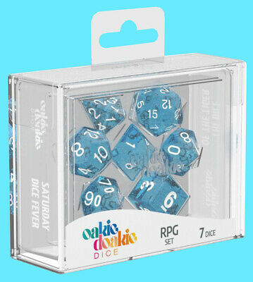 Oakie Doakie Dice - Speckled Light Blue