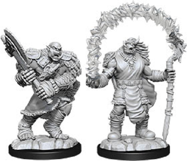 D&D - Minis - Nolzur's Marvelous Miniatures - Orc Adventurers