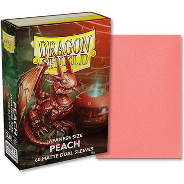 Dragon Shield - Sleeves - Matte Peach - Japanese Size