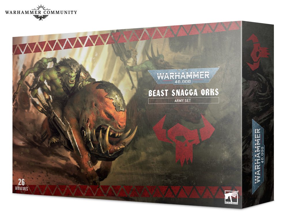 Warhammer - Beast Snagga Ork Army Set