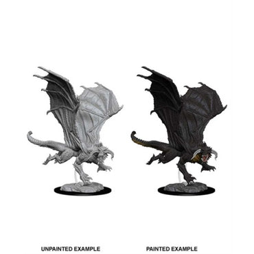 D&D - Minis - Nolzur's Marvelous Miniatures - Young Black Dragon