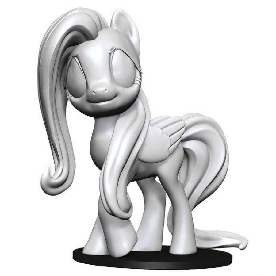 MY LITTLE PONY- DEEP CUTS UNPAINTED MINIATURES - FLUTTERSHY