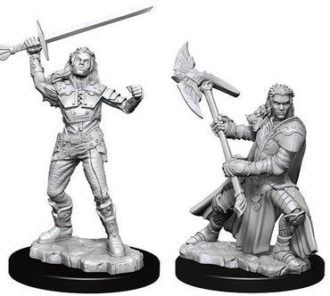 D&D - Minis - Nolzur's Marvelous Miniatures - Half-Orc Fighter