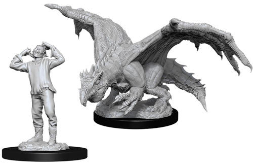 D&D - Minis - Nolzur's Marvelous Miniatures - green dragon wyrmling