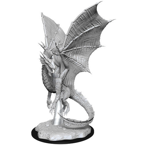 D&D - Minis - Nolzur's Marvelous Miniatures - Young Silver Dragon