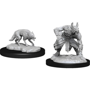 D&D - Nolzur's Marvelous Miniatures - Jackalwere & Jackal