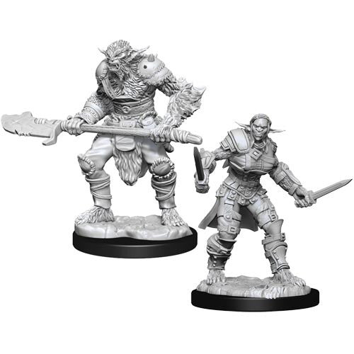 D&D - Nolzur's Marvelous Miniatures - Bugbear Barbarian & Bugbear Rogue