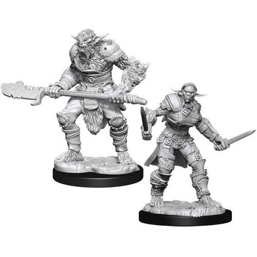 D&D - Nolzur's Marvelous Miniatures - Bugbear Barbarian & Bugbear Rogue