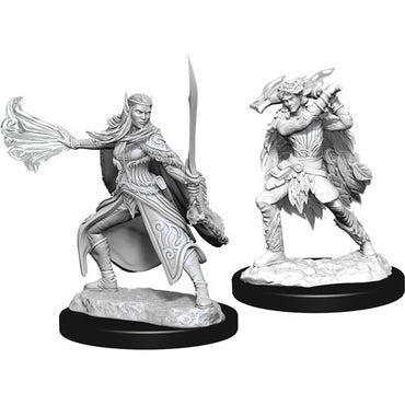 D&D - Nolzur's Marvelous Miniatures - Winter Eladrin & Spring Eladrin